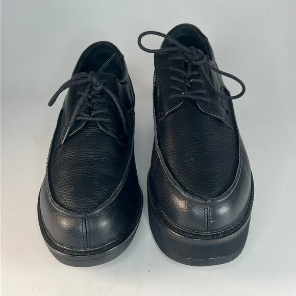Apex Uneven Legs Lexington Black Leather Oxford Dress Shoes Men 9.5 NWOT main image 12